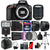 Nikon D3500 24.2MP Digital SLR Camera +  18-140mm Lens + 67mm Telphoto&Wide Angle Lens + Filter Kit + 32GB Memory Card + holder + Flash + Diffuser + Case + tall Tripod + 3pc Cleaning Kit