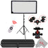 Vivitar Fabric 384 LED Light Panel with Light Stand,Tripod BallHead for Traveling Filmmakers Outdoor Photography