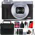 Canon PowerShot G7 X Mark III Full HD 120p Video Digital Camera - Silver Accessory Kit + Extra Battery