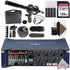 Zoom F8n 8-Input / 10-Track MultiTrack Field Recorder +  VidPro 1"Pr Shotgun Microphone Kit w/ Case and accessories + 128GB Memory Card + Rechargeable Battery and Charger + 3pc Cleaning Kit