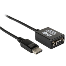 Tripp Lite P134-06N-VGA DisplayPort to VGA Active Cable Adapter, 1920x1200/1080p