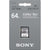 Sony 64GB SF-E Series UHS-II Class 10 V30 U3 Read Speed 270 MB/s Write Speed 70 MB/s SDXC Memory Card - 2 Count