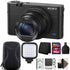 Sony Cyber-shot DSC-RX100 IV Digital Camera + 64GB Memory Card + Wallet + Reader + LED Light + Case + 3pc Cleaning Kit