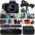 Canon EOS 250D Rebel SL3 24.1MP DSLR Camera + 18-55mm & 500mm Lens Accessory Kit