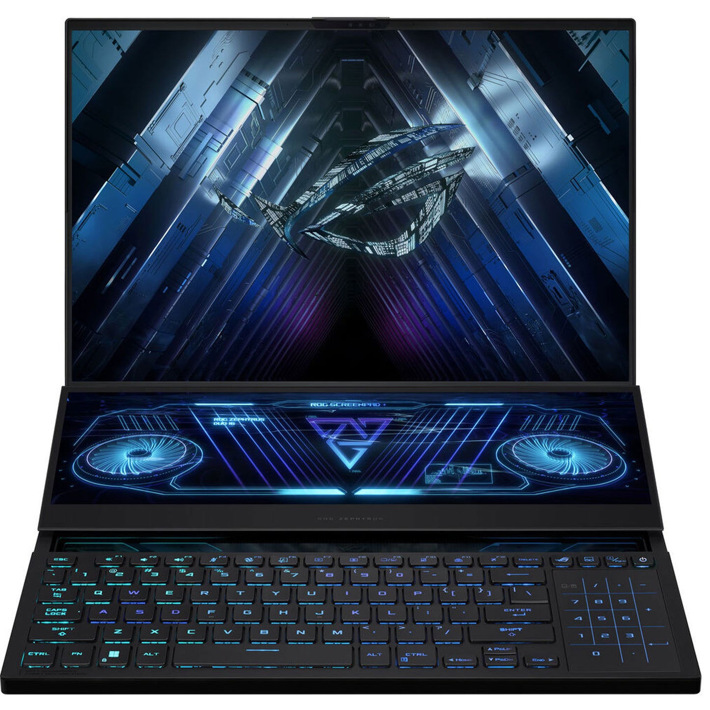 ASUS ROG Zephyrus Duo 16 (2023) Gaming Laptop, 16” Mini LED 240Hz/3ms, QHD 16:10 Display, 100% DCI-P3, NVIDIA GeForce RTX 4090, AMD Ryzen 9 7945HX, 32GB DDR5, 2TB SSD, Windows 11 Pro, GX650PY-XS97