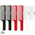 Two Pieces BaBylissPRO Barberology 9 Inch Clipper Comb White, Black and Red