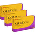 3x Kodak Professional Gold 200 Color Negative Film - 120 Roll Film, Pack of 5