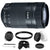 Canon EF-S 55-250mm f/4-5.6 IS STM Lens with Accessory Kit for Canon T6s , T6 and T6i