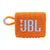JBL Go 3 Portable Bluetooth Speaker Orange and JBL T110 in Ear Headphones