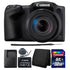 Canon PowerShot SX430 IS Digital Camera Black with Accessory Bundle