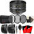 Nikon AF NIKKOR 50mm f/1.8D Lens for Nikon D7000 , D7100 , D7200 and D7500 with Accessory Bundle