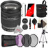 Canon EF-S 18-200mm f/3.5-5.6 IS Standard Zoom Lens + Filter Accessory Kit