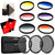 Vivitar 67mm Rotating Graduated 6pc Filter with Top Accessory Bundle Kit for Canon 18-135, Nikon 18-140, and Nikon 18-105 Lenses