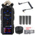 Zoom H6essential 6-Track Portable Audio Recorder with Camera Mounting Kit
