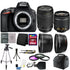 Nikon D5600 24.2MP Digital SLR Camera with 18-55mm VR Lens , 70-300mm Lens and 64GB Accessory Kit