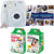 Fujifilm Instax Mini 9 Instant Camera (Smokey White) with Fujifilm 2x10 Instax Film Pack