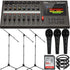 Zoom R20 Portable Multitrack Recorder + Behringer XM1800S Microphone Accessory Kit