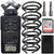 Zoom H6 All Black Handy Recorder +  Cables & Adapters Bundle