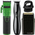 BaByliss Pro FX870GI BOOST+ Influencer Collection Cordless Clipper - Green + Andis T-blade Trimmer + BaByliss PRO Double Foil Shaver & Brush