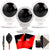 Three Vivitar IPC-117 Security High Definition Capture Cameras with Cleaning Accessory Kit