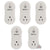 5x Vivitar Smart Home Wi-Fi Outlet + USB Port Compatible with Alexa and Google Home - No Hub Required