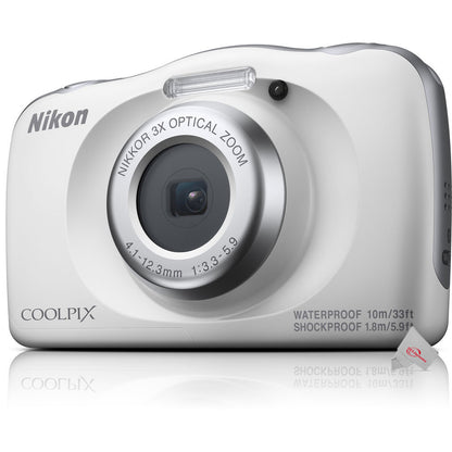 Nikon Coolpix W150 Waterproof Shockproof Point and Shoot Digital Camera White