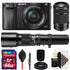 Sony Alpha A6000 Digital Camera with 16-50mm Lens, 55-210mm Lens, 500mm Lens and Deluxe Accessory Kit