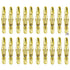 Pack of 10 BabylissPro Barberology 2 PC Sectioning Clips -Gold