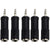 5x Pig Hog Solutions TRS(F) to 3.5mm(M) Stereo Adapter