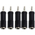 5x Pig Hog Solutions TRS(F) to 3.5mm(M) Stereo Adapter