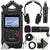 Zoom H4n Pro 4-Input / 4-Track Portable Audio Handy Recorder with Podcast Accessory Kit