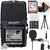 Zoom H2n ext 2-Input / 4 Track Handy Digital Audio Stereo Recorder + Vivitar Ultra Mini Lavalier Streaming Microphone + 16GB Memory Card +  Pocket Tripod + Rechargeable Battery & Charger + 3pc Cleaning Kit