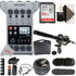 Zoom PodTrak P4 Multitrack Podcast Recorder + Shotgun Microphone Kit