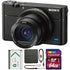 Sony Cyber-shot DSC-RX100 VA 20.1MP 180° Tilting LCD Digital Camera Black + 64GB Memory Card