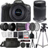 Canon EOS R100 Mirrorless Camera Black with RF-S 18-45mm IS STM Lens and RF-S 55-210mm IS STM Lens Accessory Bundle