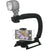 Vivitar DSLR and Smartphone Action Sports Grip With Universal Phone Clamp and Cold Shoe Mount for Microphone or Light
