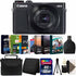 Canon Powershot G9 X Mark II 20.1MP CMOS Point and Shoot Digital Camera with Photo Editing Software Bundle Black