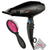 BabyLiss BABF7000/BLK Pro Rapido Professional Hair Dryer Black with Detangling Brush BWP824-PINK