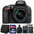 Nikon D5600 24.2MP Digital SLR Camera with 18-55mm Lens and Accessory Bundle