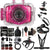 Vivitar DVR781HD HD Action Waterproof Camera Pink with Complete Accessory Kit