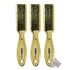 Pack of 3 Babyliss Pro Barberology Fade & Blade Cleaning Brush -Gold