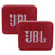 2x JBL GO 2 Wireless Waterproof Speaker Red