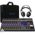 Zoom LiveTrak L-12 - 12-Channel Digital Mixer & Multitrack Recorder +  Zoom CBL-20 Carrying Bag + Boya BY-HP2 Professional Over-Ear Hi-Fi Monitor Headphones