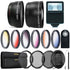 58mm Fisheye Wide Angle Lens, Telephoto Lens, Macro Kit and Accessory Kit for Canon T6i T6 T6s T5i T5 T4i T3i T2i
