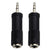 2x Pig Hog Solutions TRS(F) to 3.5mm(M) Stereo Adapter