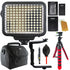 Vivitar 120 LED Light with Accessory Kit for Cameras and Camcorders
