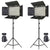 2x High Intensity 175W (Equivilant) 5000 LUX 330 Bead LED Continous Output Light Dimmable, Adjustable Color Temperature on 63-Inch Collapsible Light Stand with Ball Head for Studio Photography