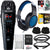 Zoom M4 MicTrak Stereo Microphone and Recorder + Samson SR350 Over-Ear Stereo Headphones Top Quality Kit