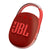 2x JBL Clip 4 Portable Waterproof Bluetooth Speaker Red