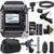 Zoom F1-LP 2-Input / 2-Track Portable Digital Handy Multitrack Field Recorder with Lavalier Microphone +  Zoom SGH-6 Shotgun Microphone Capsule + Zoom SMF-1 Shock Mount + ZOOM WSS-6 Windscreen + Zoom ECM-6 19.7' Extension Cable